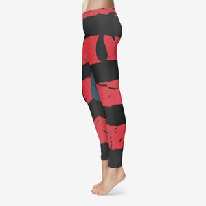 FLAG DESIGN COTTON LEGGINGS