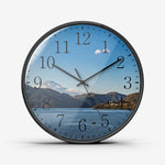 Mountains Wall Clock Silent Non Ticking Quality Quartz
