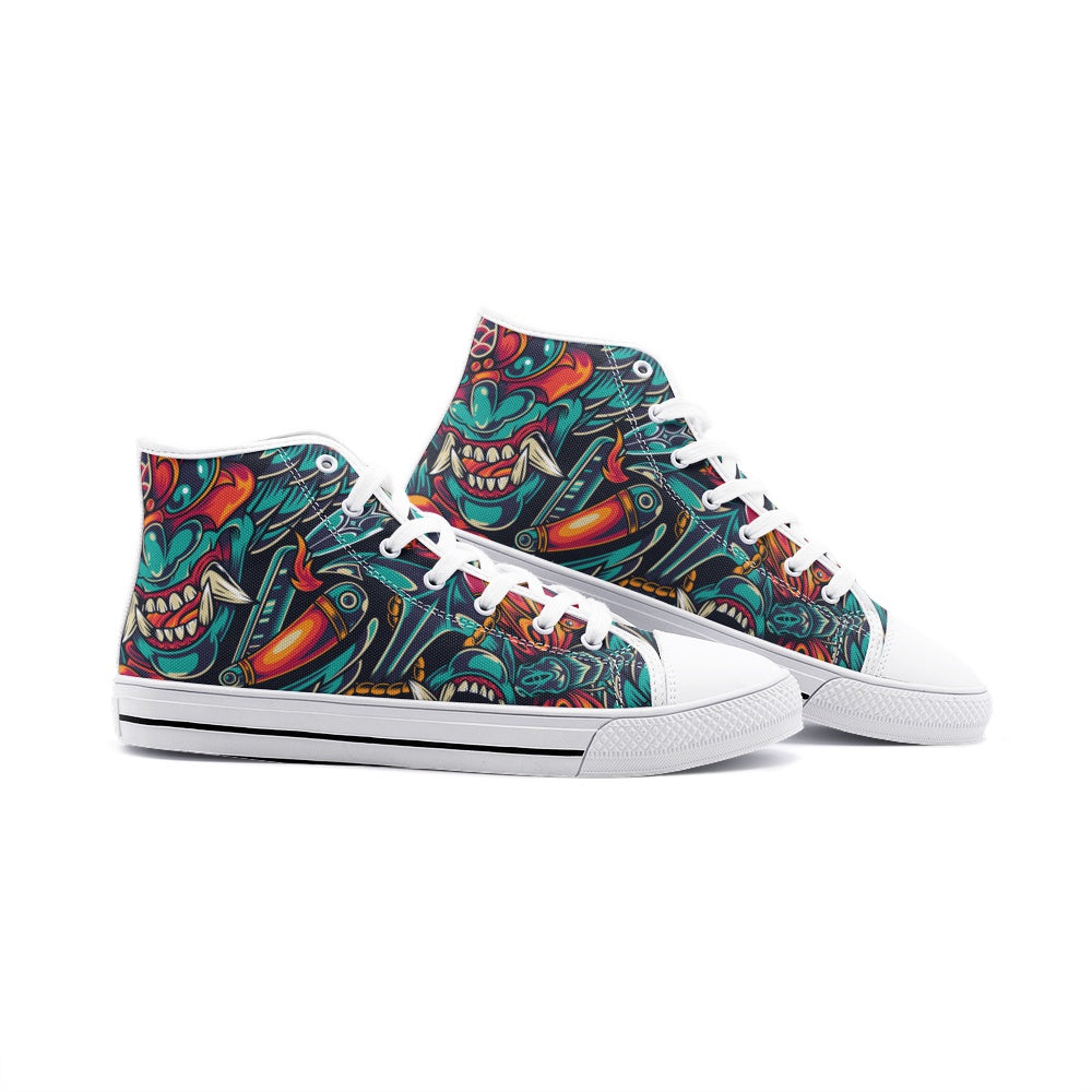 Dragon Unisex High Top Canvas Shoes