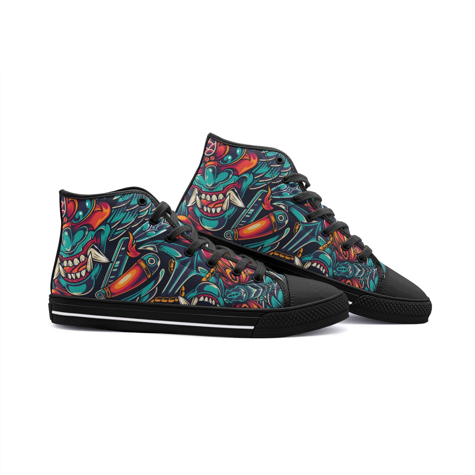 Dragon Unisex High Top Canvas Shoes