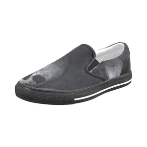 scary skull Slip-on Canvas Shoes