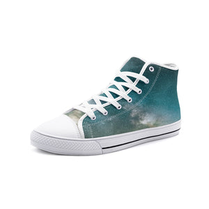 Sky shade Unisex High Top Canvas Shoes