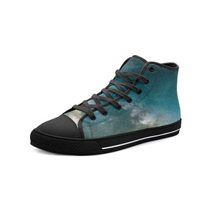 Sky shade Unisex High Top Canvas Shoes