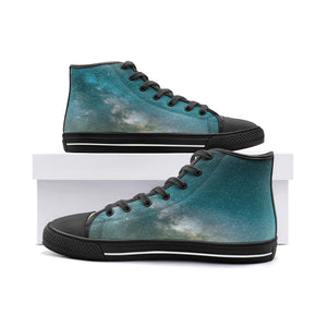 Sky shade Unisex High Top Canvas Shoes