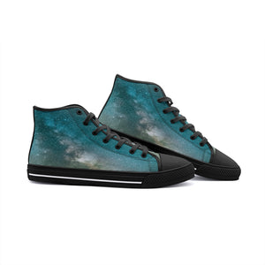 Sky shade Unisex High Top Canvas Shoes