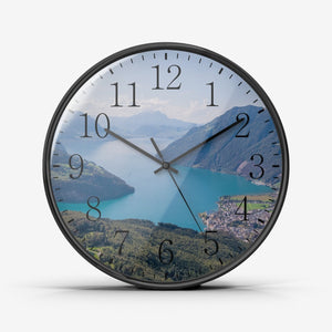 River Wall Clock Silent Non Ticking Quality Quartz
