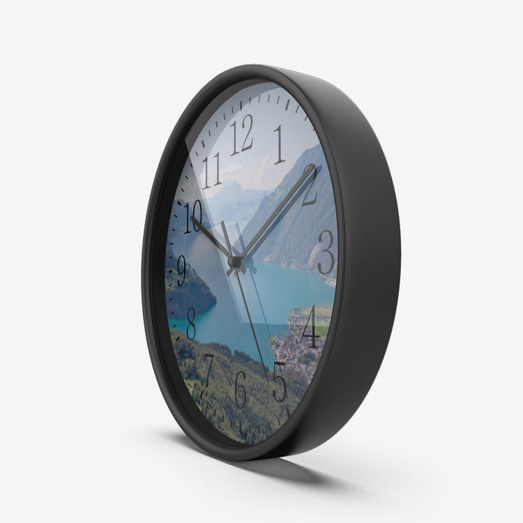 River Wall Clock Silent Non Ticking Quality Quartz