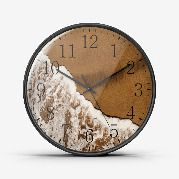 Sand Wall Clock Silent Non Ticking Quality Quartz