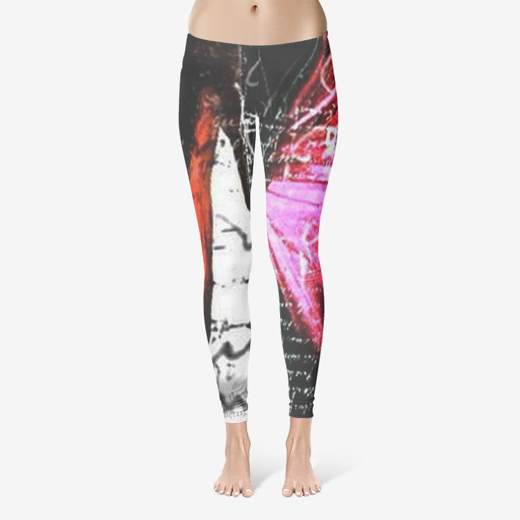 HALLOWEEN RED COTTON LEGGINGS