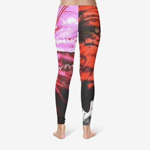 HALLOWEEN RED COTTON LEGGINGS