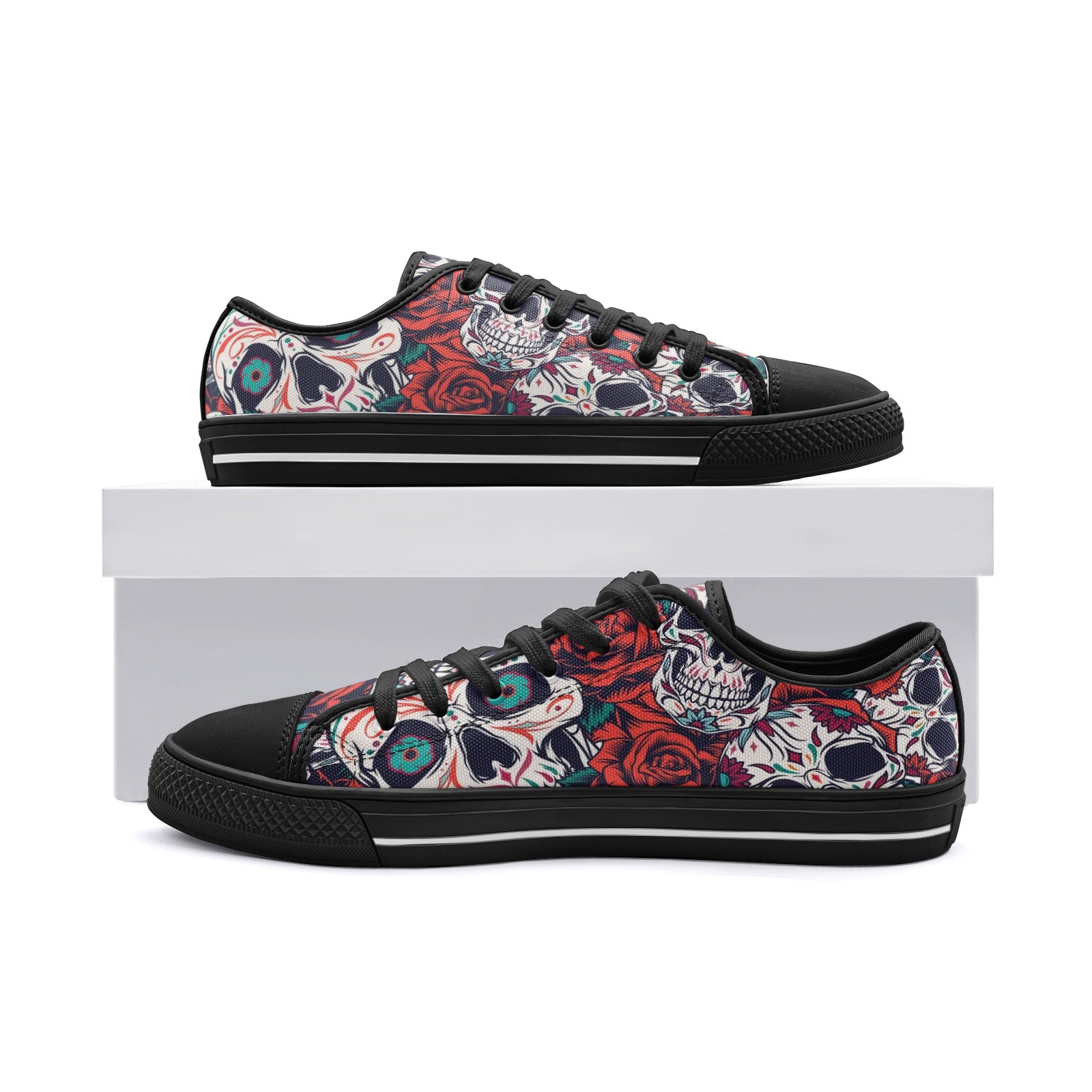 Skull Candy Unisex Low Top Canvas Shoes