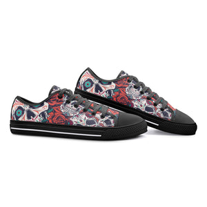 Skull Candy Unisex Low Top Canvas Shoes