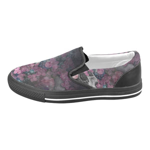 purple Slip-on Canvas Shoes