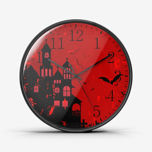 Halloween Wall Clock Silent Non Ticking Quality Quartz