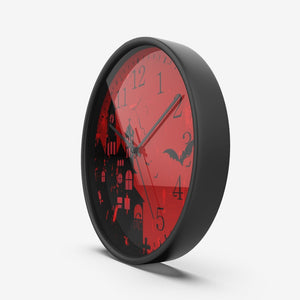 Halloween Wall Clock Silent Non Ticking Quality Quartz