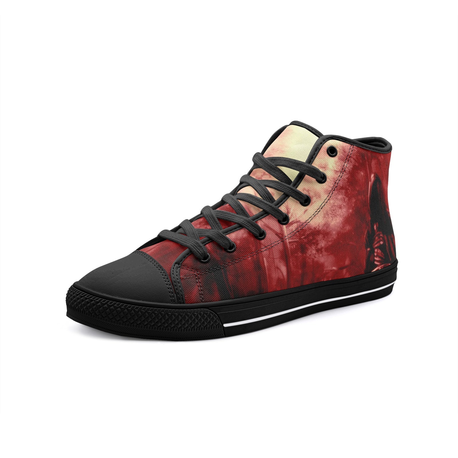 Ghost Unisex High Top Canvas Shoes