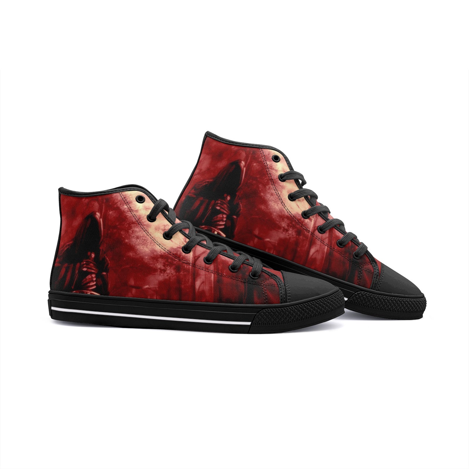 Ghost Unisex High Top Canvas Shoes