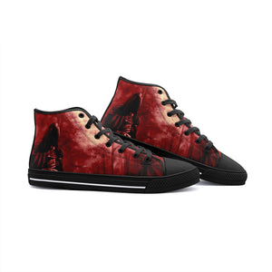 Ghost Unisex High Top Canvas Shoes