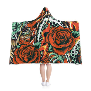 ORANGE Hooded Blanket