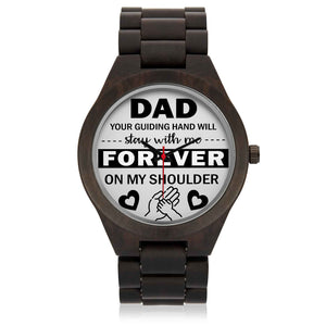 DAD FOREVER WOOD WATCH