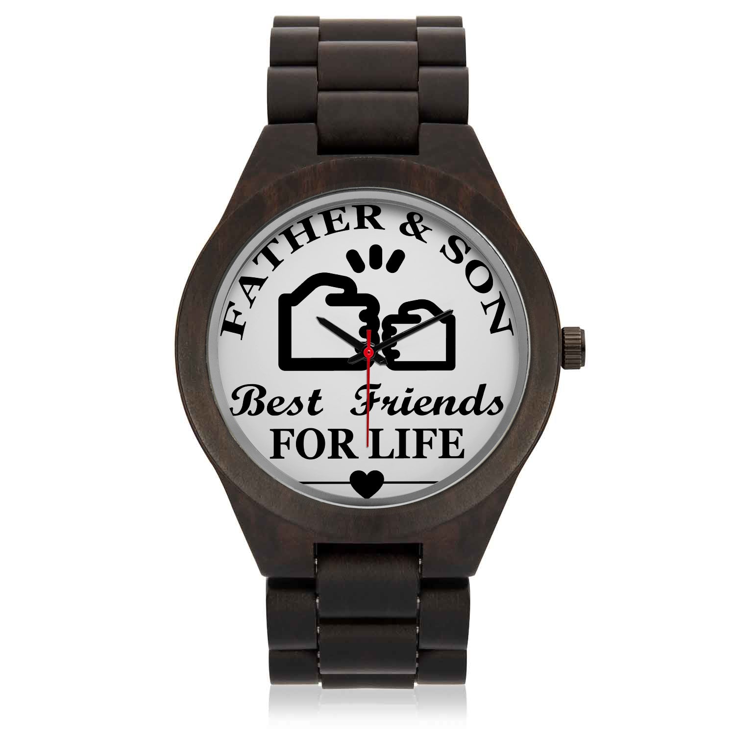 FATHER BESTFRIENDS SON WOOD WATCH
