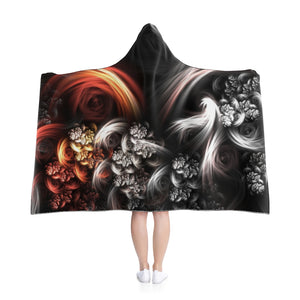 ORANGE SHINY Hooded Blanket