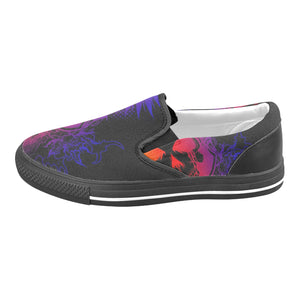 dragon skull Slip-on Canvas Shoes