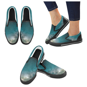 sky blueish Slip-on Canvas Shoes