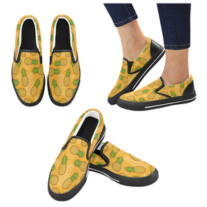pineapple design Slip-on Canvas Shoes