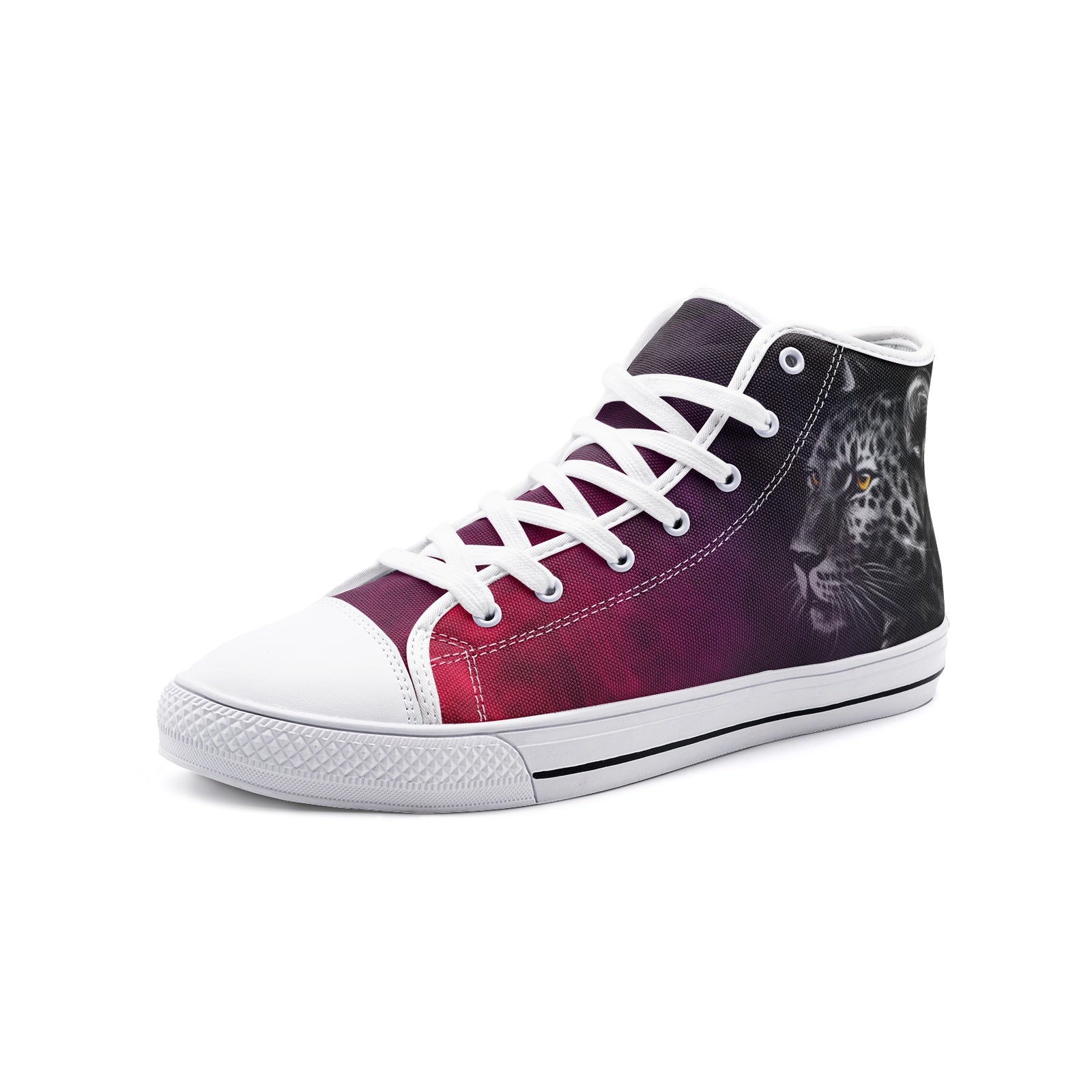 Cheetah Unisex High Top Canvas Shoes