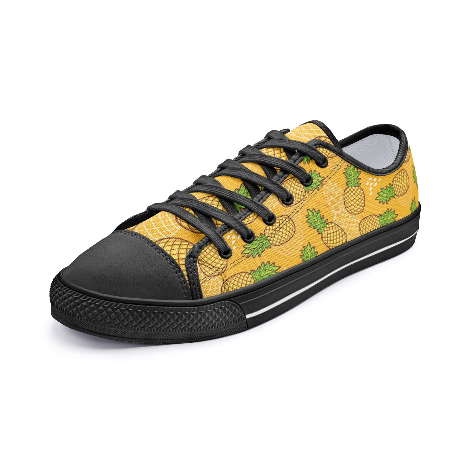 Pineapple Unisex Low Top Canvas Shoes
