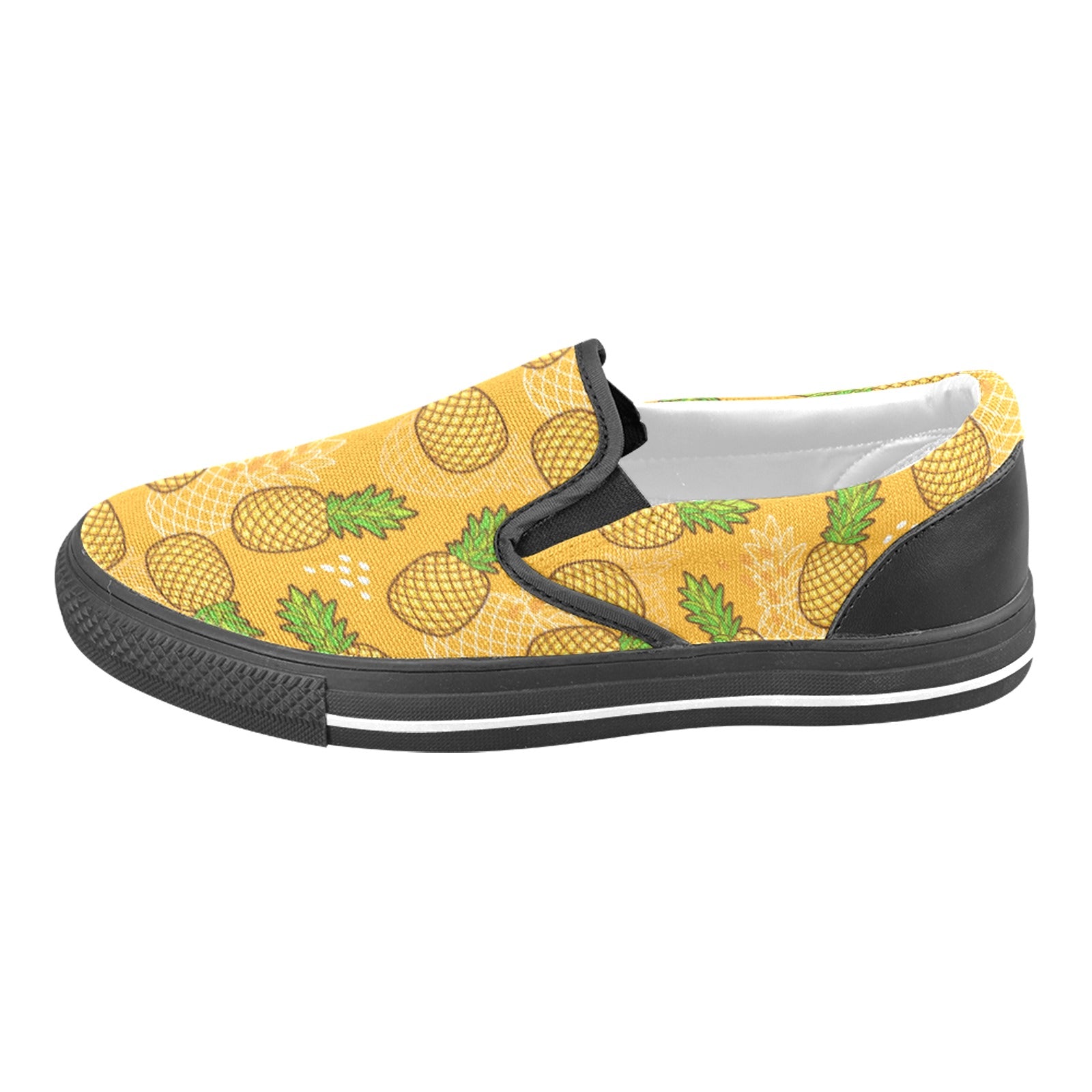 pineapple design Slip-on Canvas Shoes