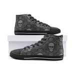 Creative Skull Unisex High Top Canvas Shoes