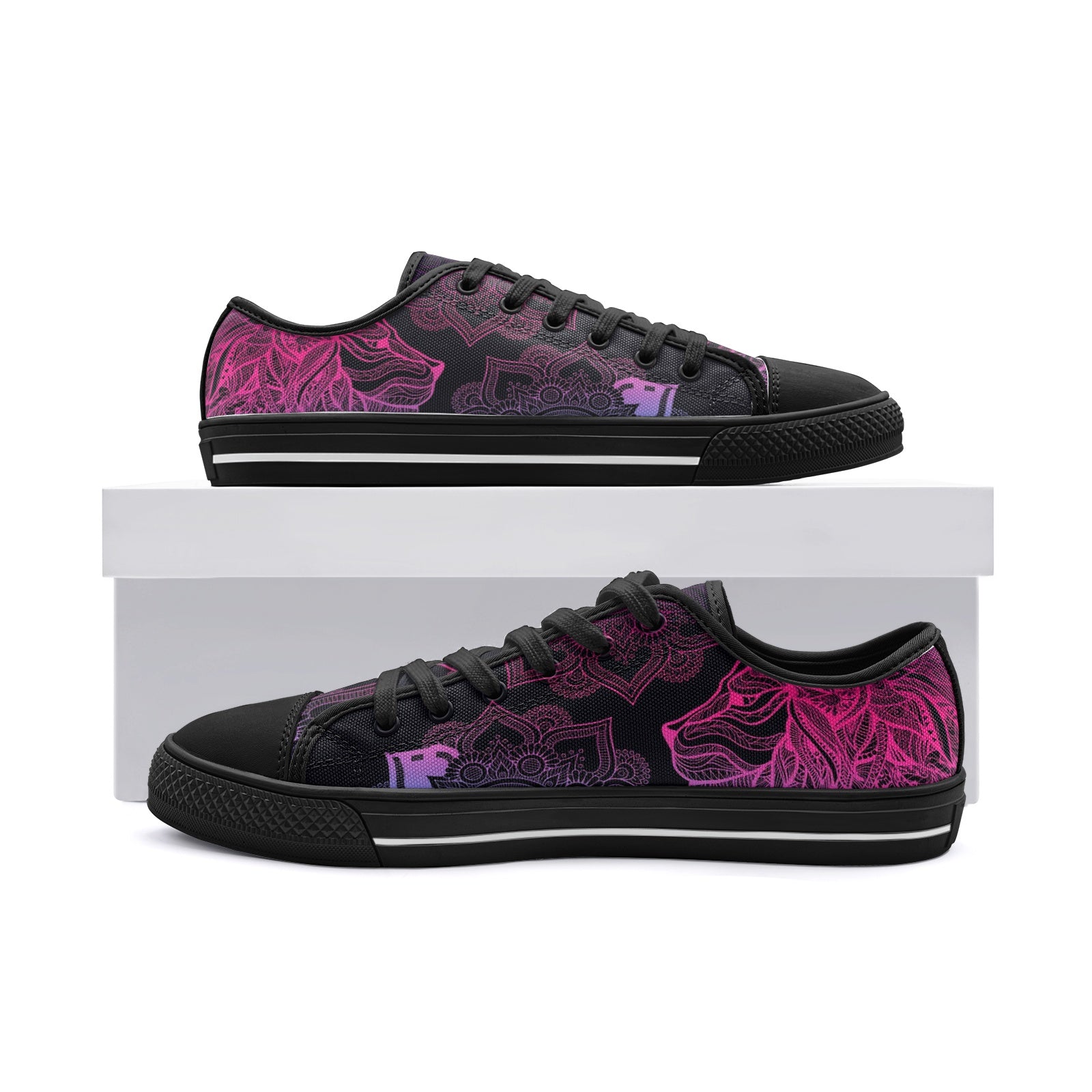 Lion Unisex Low Top Canvas Shoes