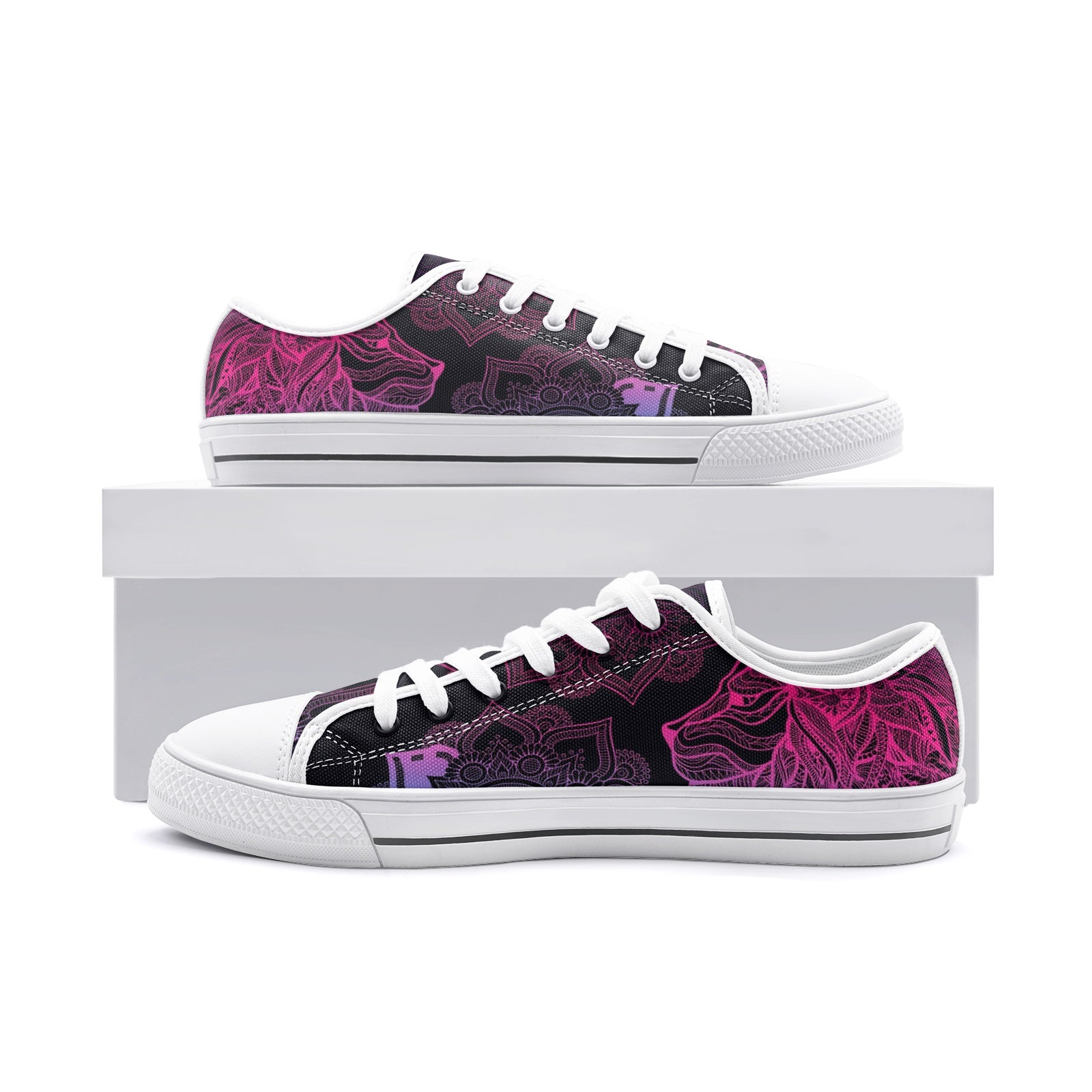 Lion Unisex Low Top Canvas Shoes