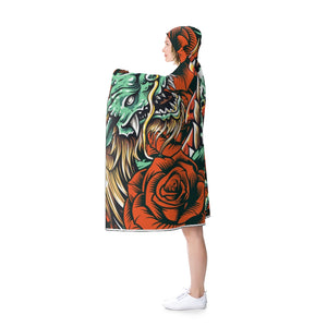 ORANGE Hooded Blanket