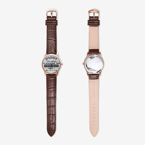 Classic Fashion Unisex Print Black Quartz Watch
