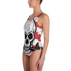 FLAG DESIGN One-Piece Swimsuit