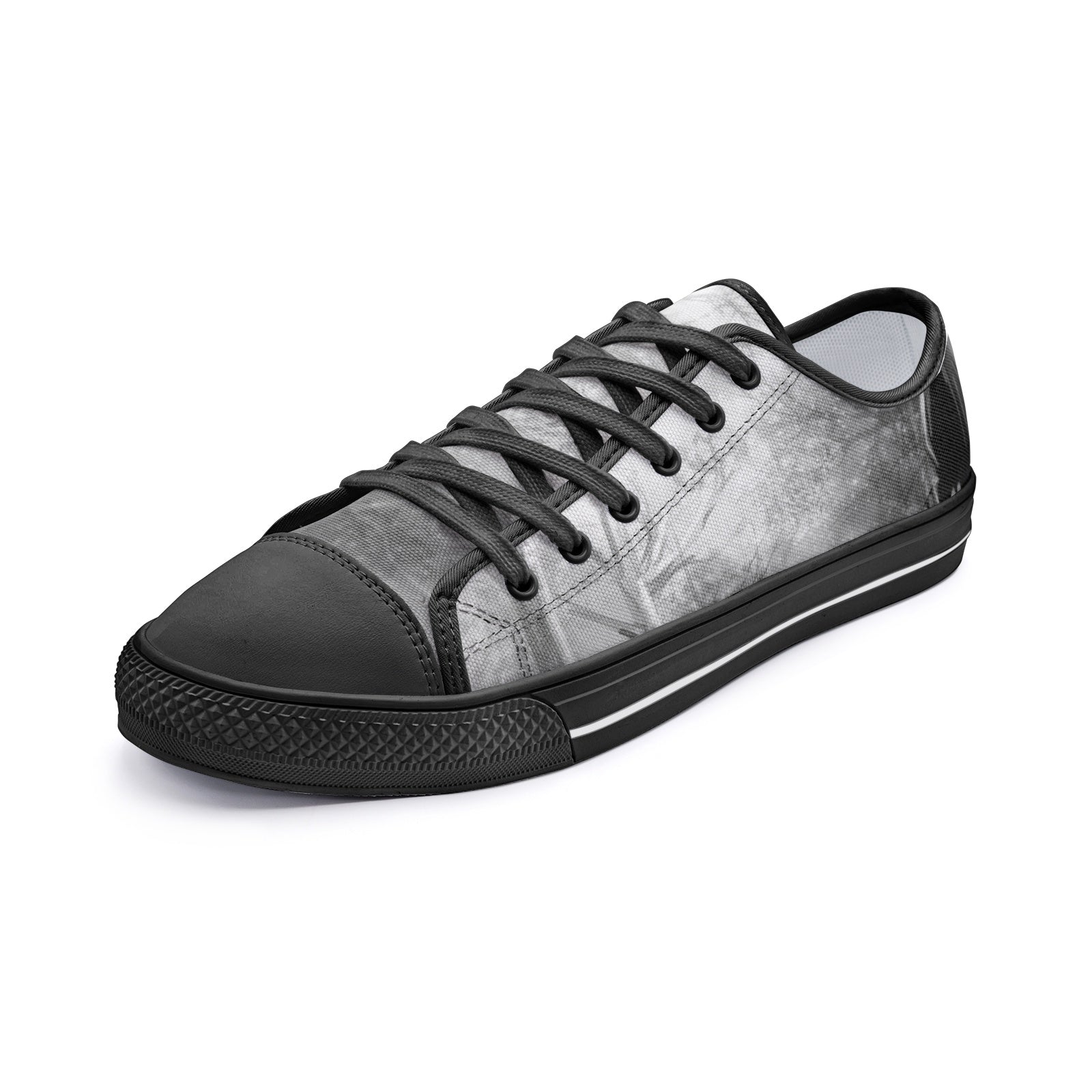 Ghost Unisex Low Top Canvas Shoes