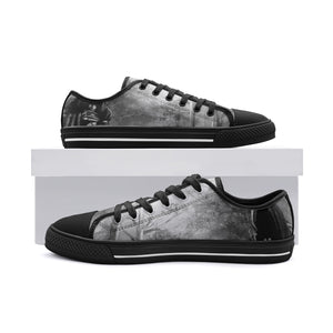 Ghost Unisex Low Top Canvas Shoes