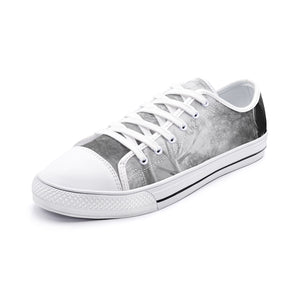 Ghost Unisex Low Top Canvas Shoes