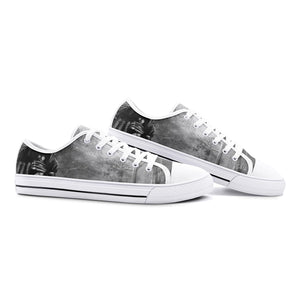 Ghost Unisex Low Top Canvas Shoes