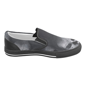 scary skull Slip-on Canvas Shoes