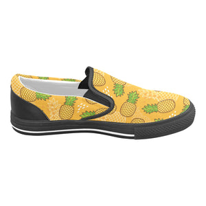 pineapple design Slip-on Canvas Shoes