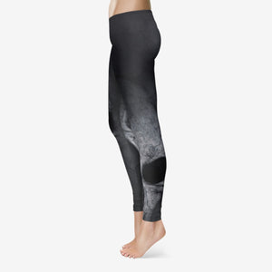 THREE SKULLS COTTON LEGGINGS