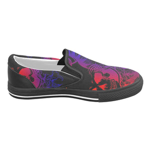 dragon skull Slip-on Canvas Shoes
