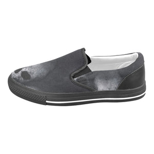 scary skull Slip-on Canvas Shoes