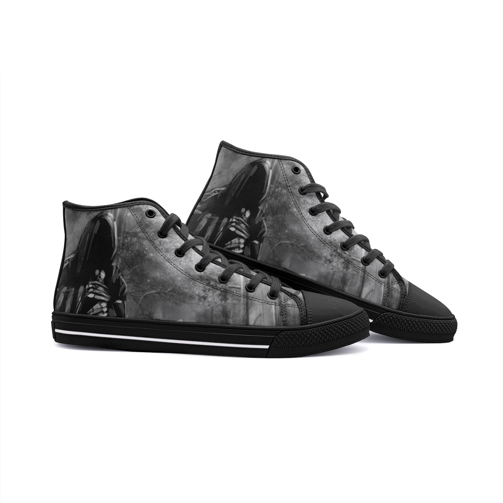 Halloween night Unisex High Top Canvas Shoes