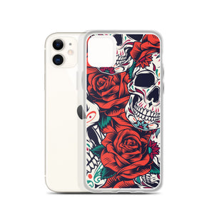 WHITE SKULL iPhone Case