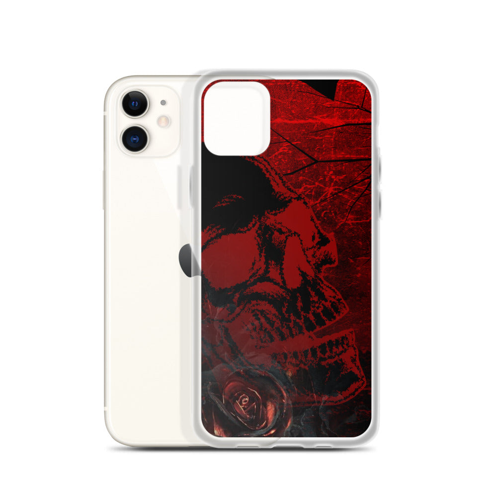 TRANSPARENT SKULL iPhone Case
